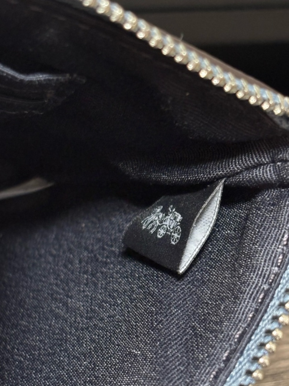 Coach Leather Zip Wristlet - Picture 7 of 7